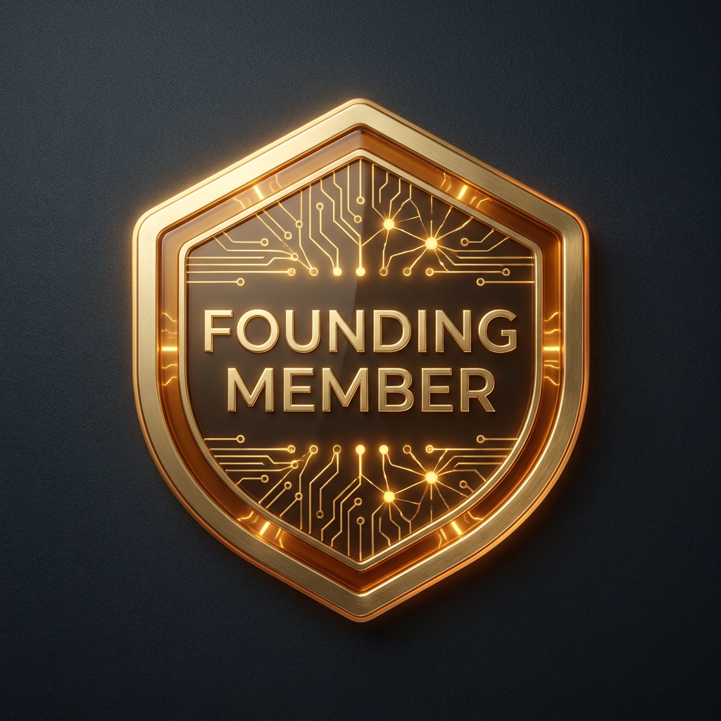 VoiceProtocol.ai Founding Practitioner Member badge — exclusive early access program